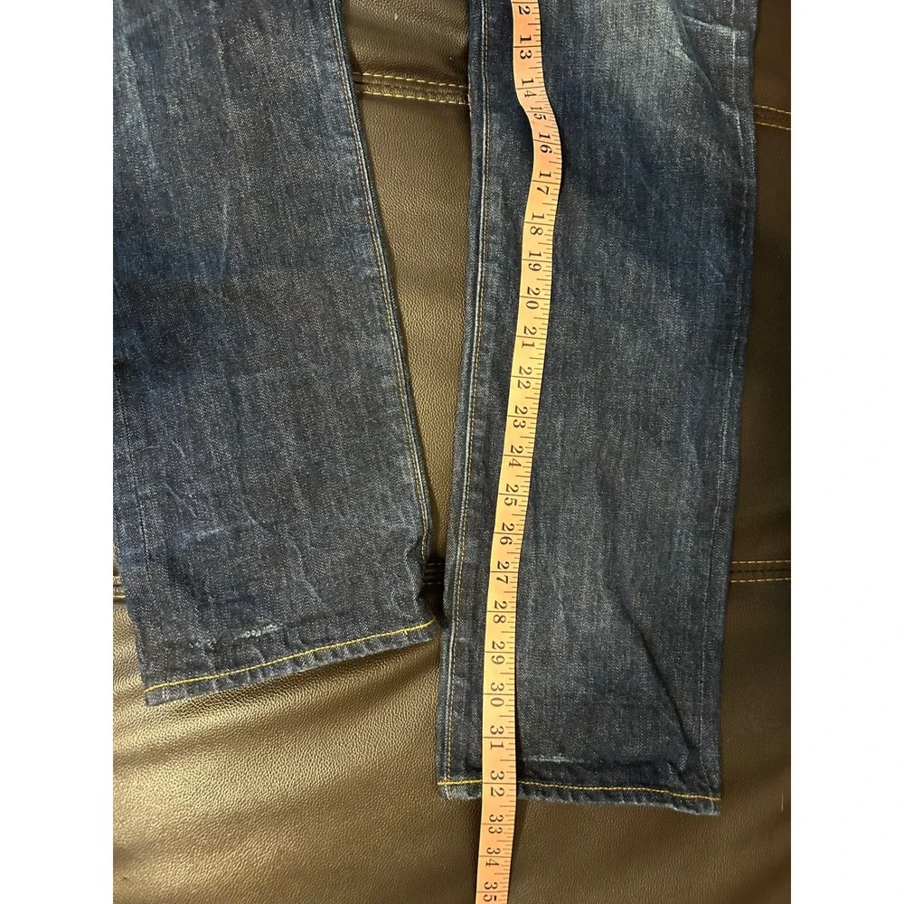 Gap Slim Jeans. Dark Wash. Distressed. Men's Size 33x32